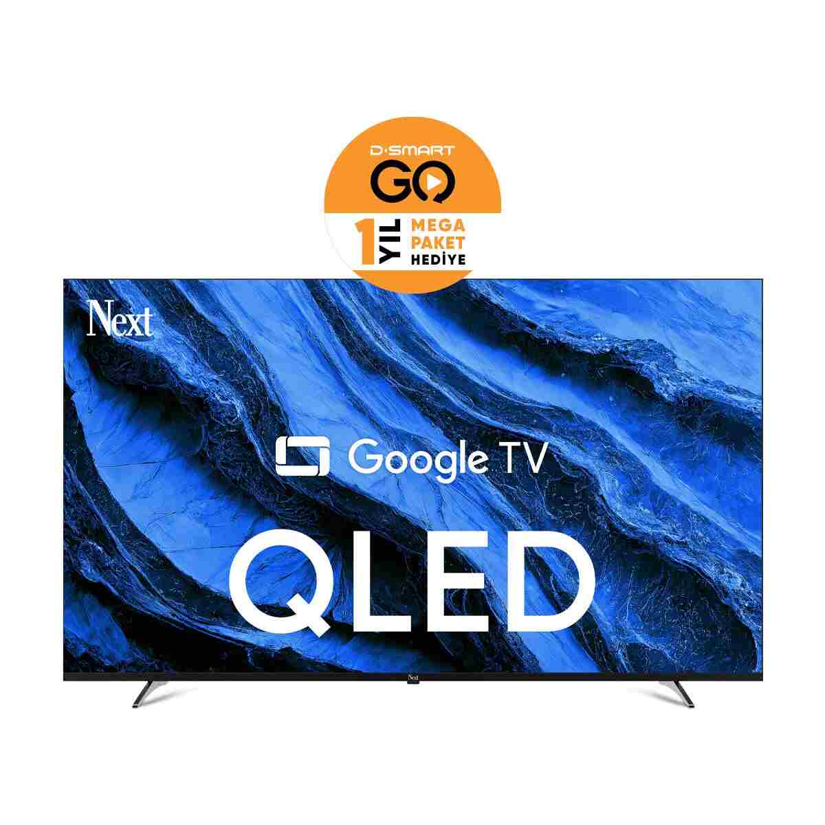Next YE-50GFSG8-QLED 50" 127 Ekran UHD 4K Google TV - Görsel 2