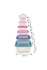 Karaca Dora Purple 6 Parça Saklama Kabı - Görsel 8