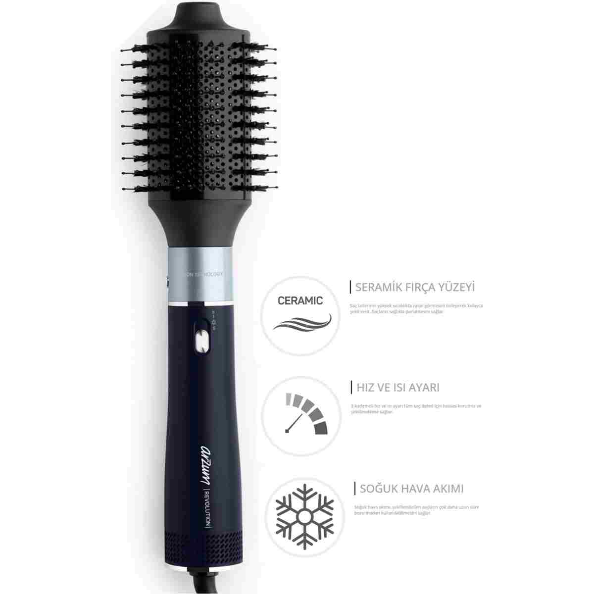 Arzum Revolution Hava Üflemeli 5'i 1 Arada Şekillendirici - AR5162 - Görsel 11