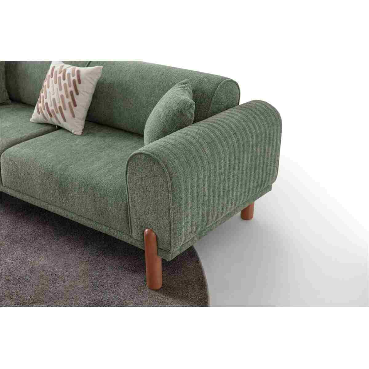 EDSY HOME Armoni 3+3 Koltuk Takımı Yeşil - Görsel 6