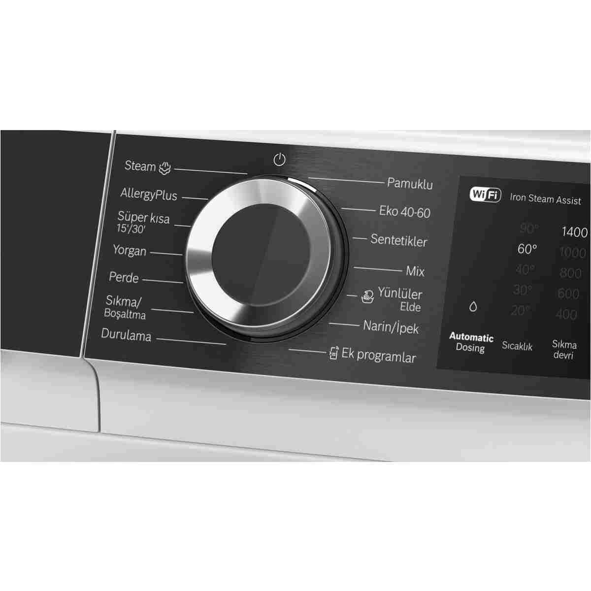 Bosch WGK254Y0TR 10 Kg 1400 Devir Beyaz Çamaşır Makinesi - Görsel 6