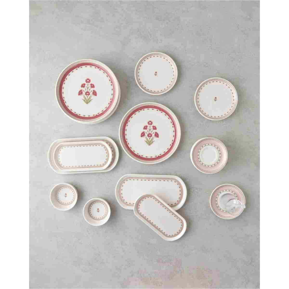 English Home Cloves Seramik Kahvaltı Takımı 32 parça 6 kişilik Pembe - Görsel 3