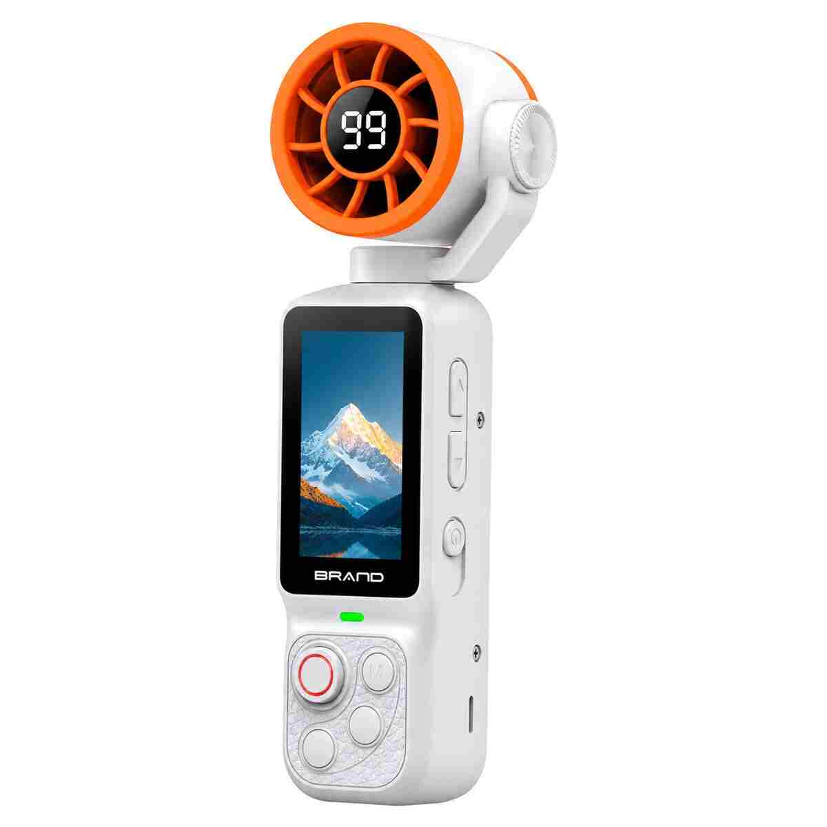 beemen El Tipi Akıllı Aksiyon Kamerası - 1800mAh Batarya, Soft Dolgu Işıklı, Type-C Dijital Vlog Kamerası - Görsel 9