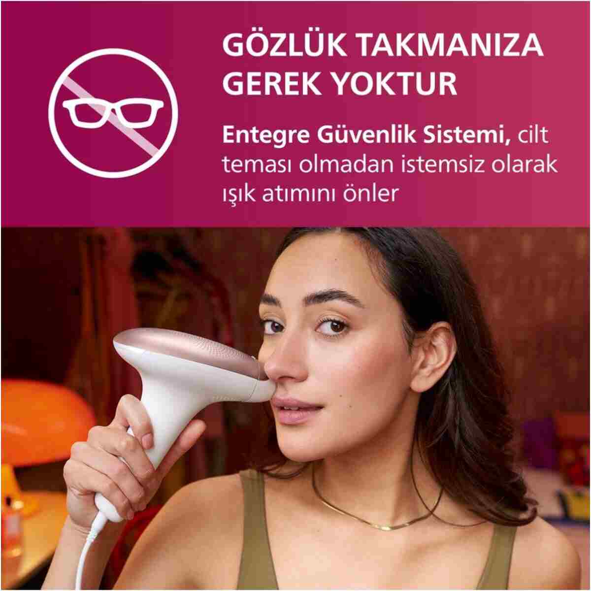 Philips Lumea IPL SenseIQ ile IPL Tüy alma cihazı, Lazer Epilasyon cihazı, Cilt Tonu Sensörlü Full SET - Görsel 5