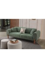 EDSY HOME Armoni 3+3 Koltuk Takımı Yeşil - Görsel 3