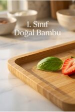EMBazaar Bambu 32 Parça 6 Kişilik Amazon Serisi,Kahvaltı Seti,Kahvaltı Takımı,Sunum Servis Set,Hediyelik Bambu Set,İkramlık - Görsel 13