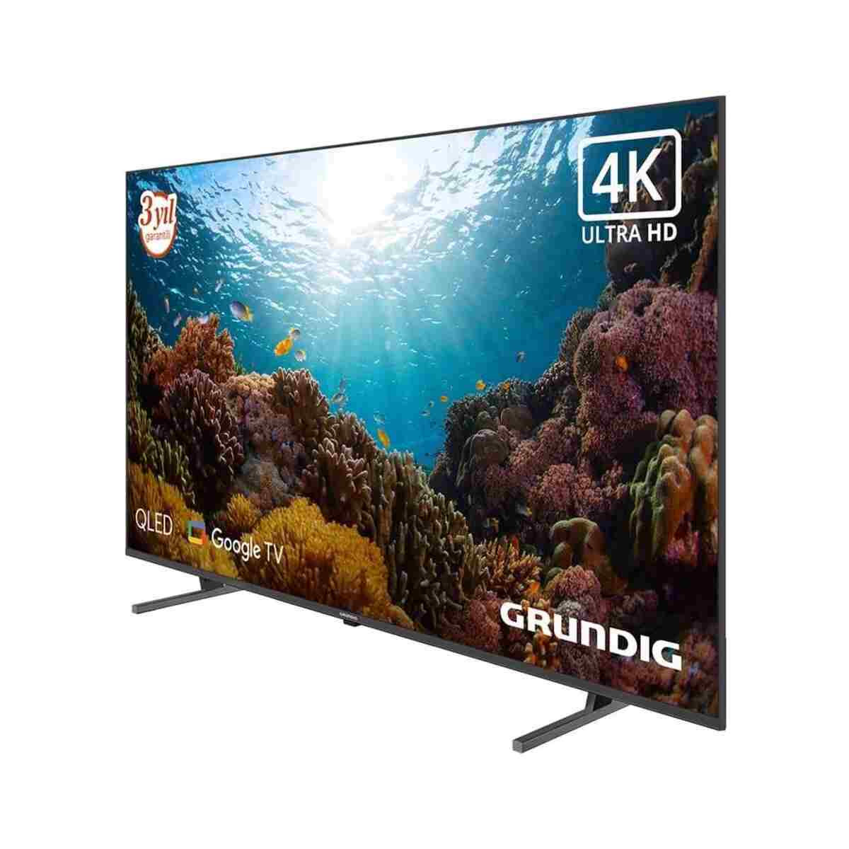 Grundig 75GJQ9200 75inc 189 cm 4K UHD Google Smart QLED TV,Uydu Alıcılı - Görsel 3