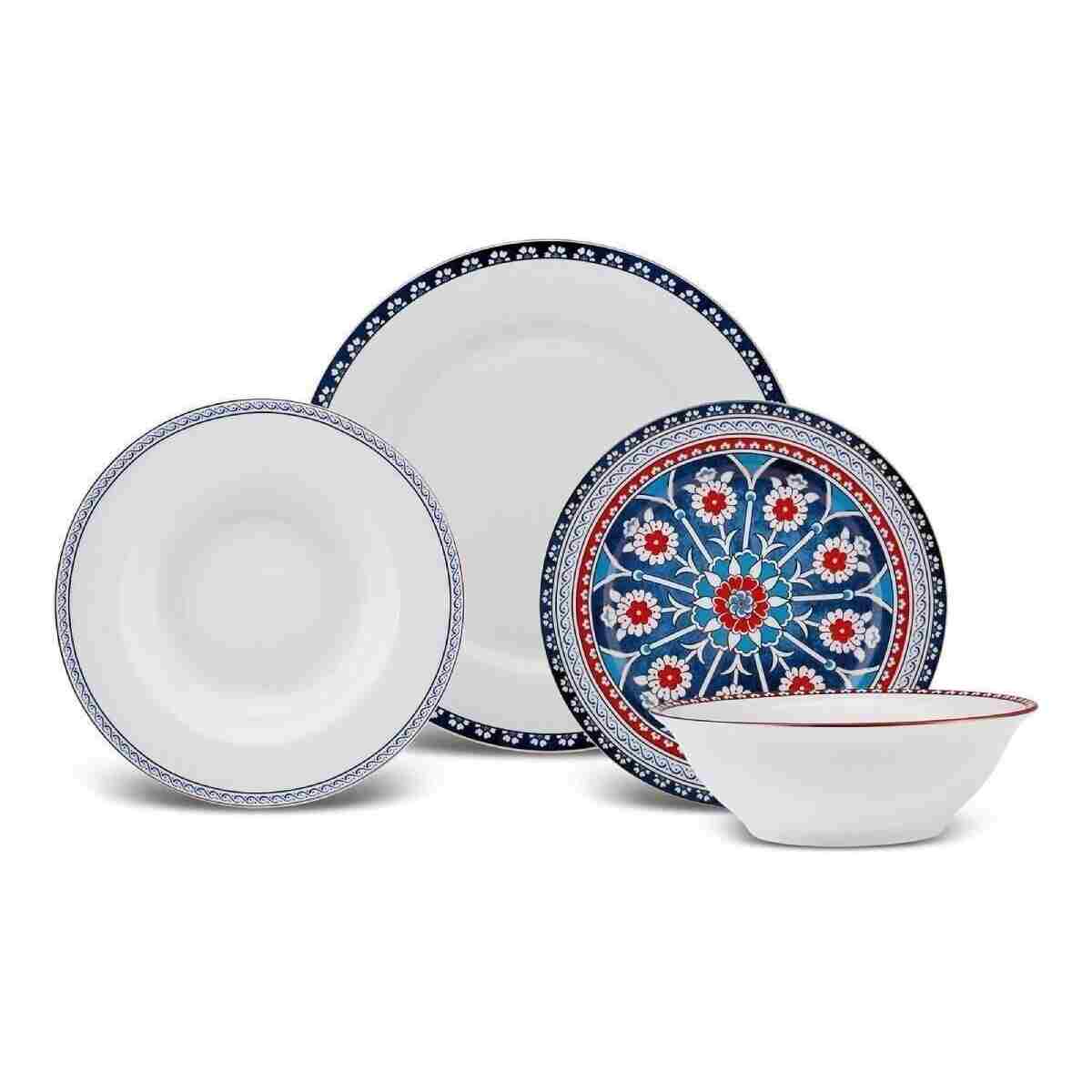 Karaca Elegance Bone Ancient 24 Parça 6 Kişilik Yemek Takımı - Görsel 6