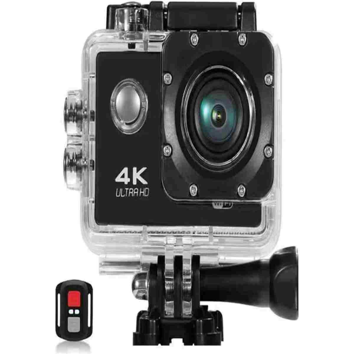 ULTRATEKNO Kask Kamerası 170 Derece 16 Mp 4k Ultra Hd Wifi Aksiyon Kamerası Kumandalı Kamera - Görsel 8