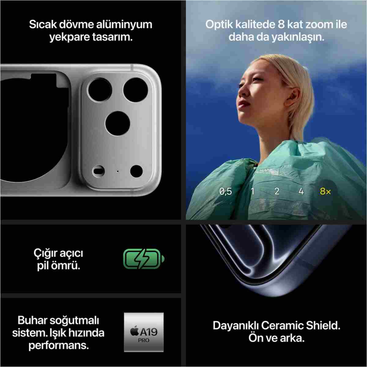 Apple iPhone 17 Pro Max 1TB Kozmik Turuncu - Görsel 6