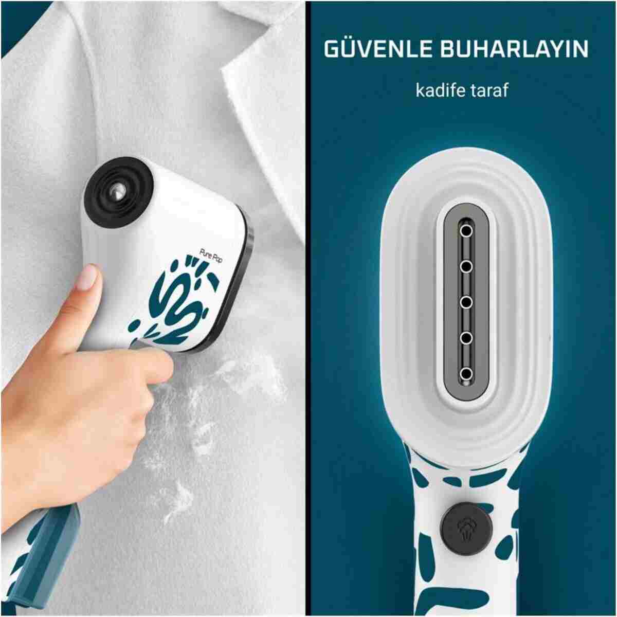 TEFAL DT204 Pure Pop Home and Travel Buharlı Düzleştirici Ütü - Görsel 14