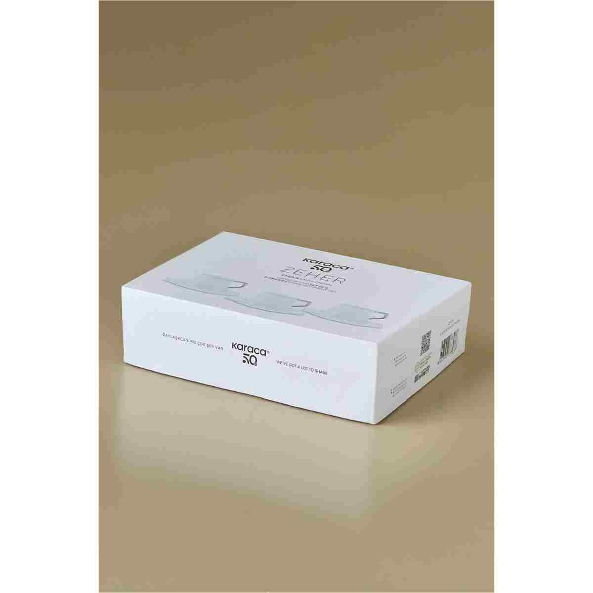 Karaca Zeher 6 Kişilik Kahve Fincanı Takımı 90 ml - Görsel 6