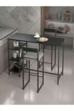 Retodesign RAFLI MİNDERLİ GOOD TAKIM SİYAH 2654S - Görsel 2