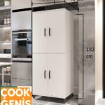 ESMOPA MOBİLYA Çok Amaçlı Dolap, Kiler dolabı, Fırın dolabı, Mikro dalga dolap, Banyo dolap, Ayakkabılık, Balkon Do