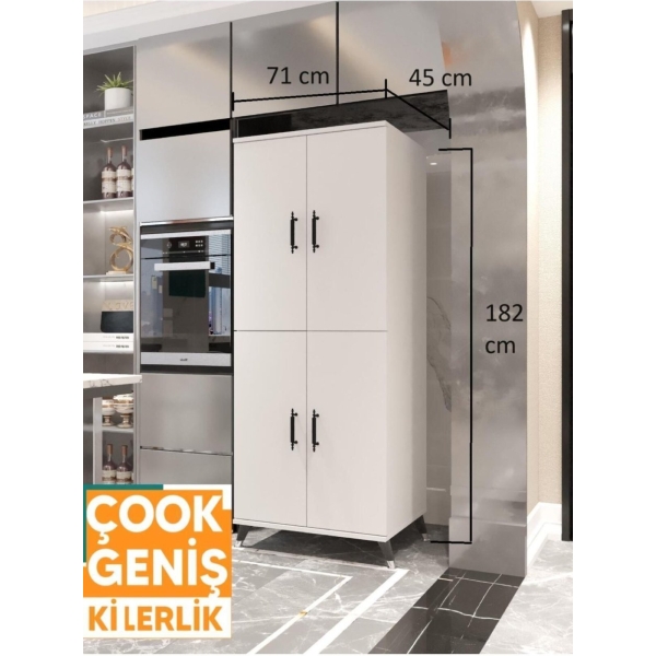 ESMOPA MOBİLYA Çok Amaçlı Dolap, Kiler dolabı, Fırın dolabı, Mikro dalga dolap, Banyo dolap, Ayakkabılık, Balkon Do