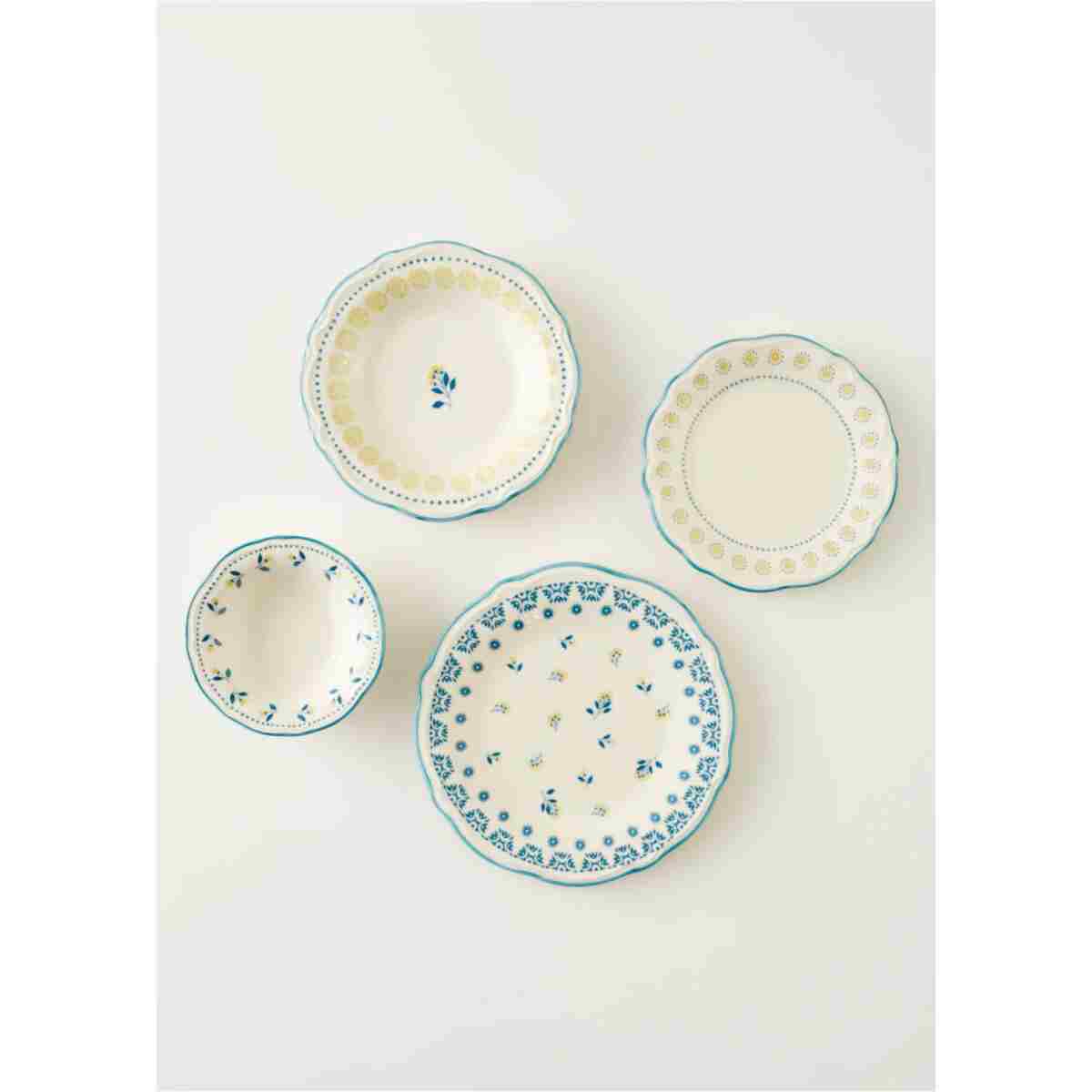Bella Maison Mabel Stoneware 24 Parça 6 Kişilik Yemek Takımı Mavi - Görsel 13