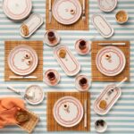 English Home Comely Seramik Kahvaltı Takımı 32 parça 6 kişilik Renkli