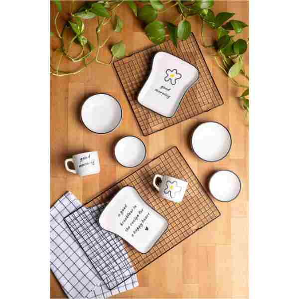 FH finehome Rione 8 Parça 2 Kişilik Kahvaltı Takımı