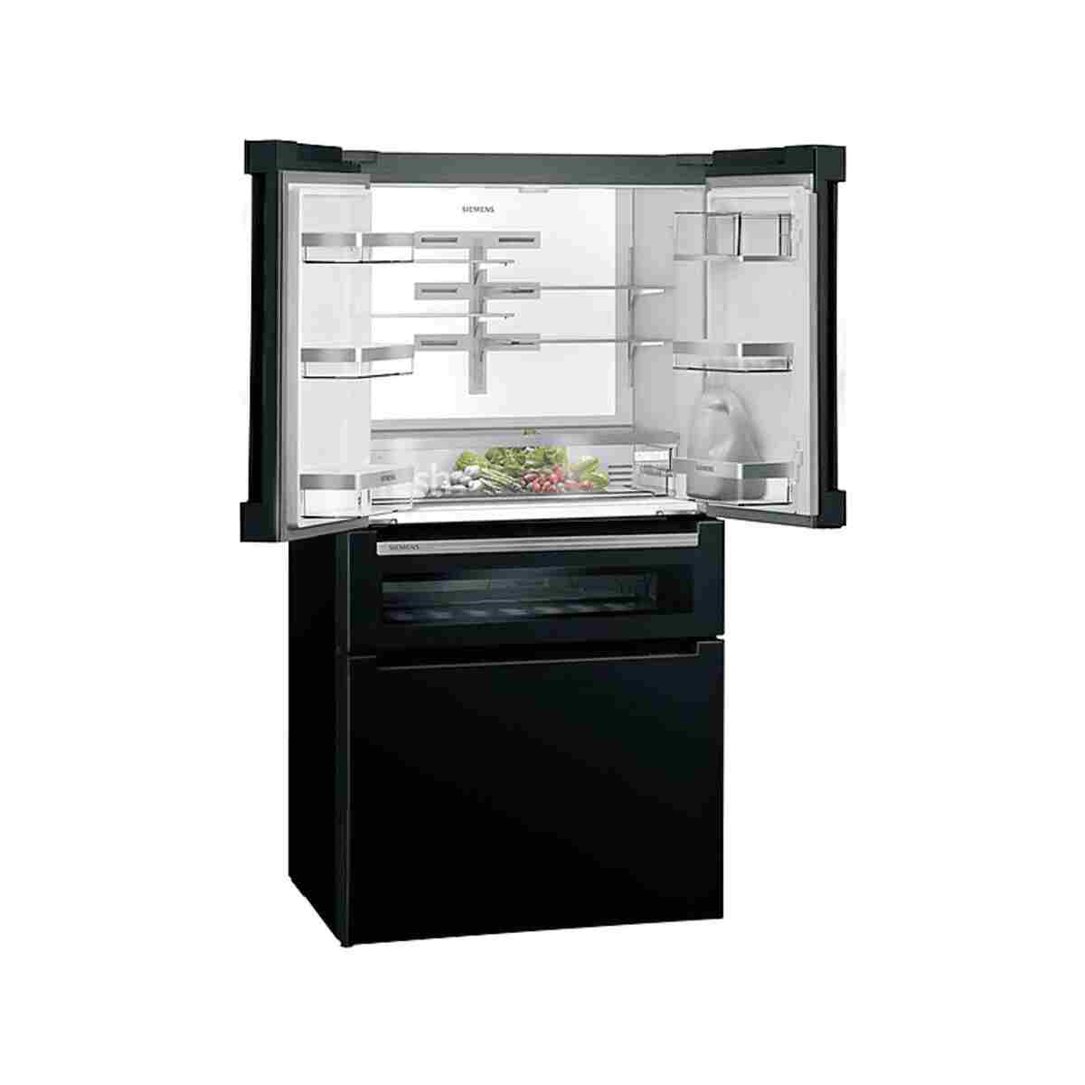 Siemens KF96RSBEA 458L 4 Kapılı Alttan Donduruculu Buzdolabı Siyah - Görsel 2