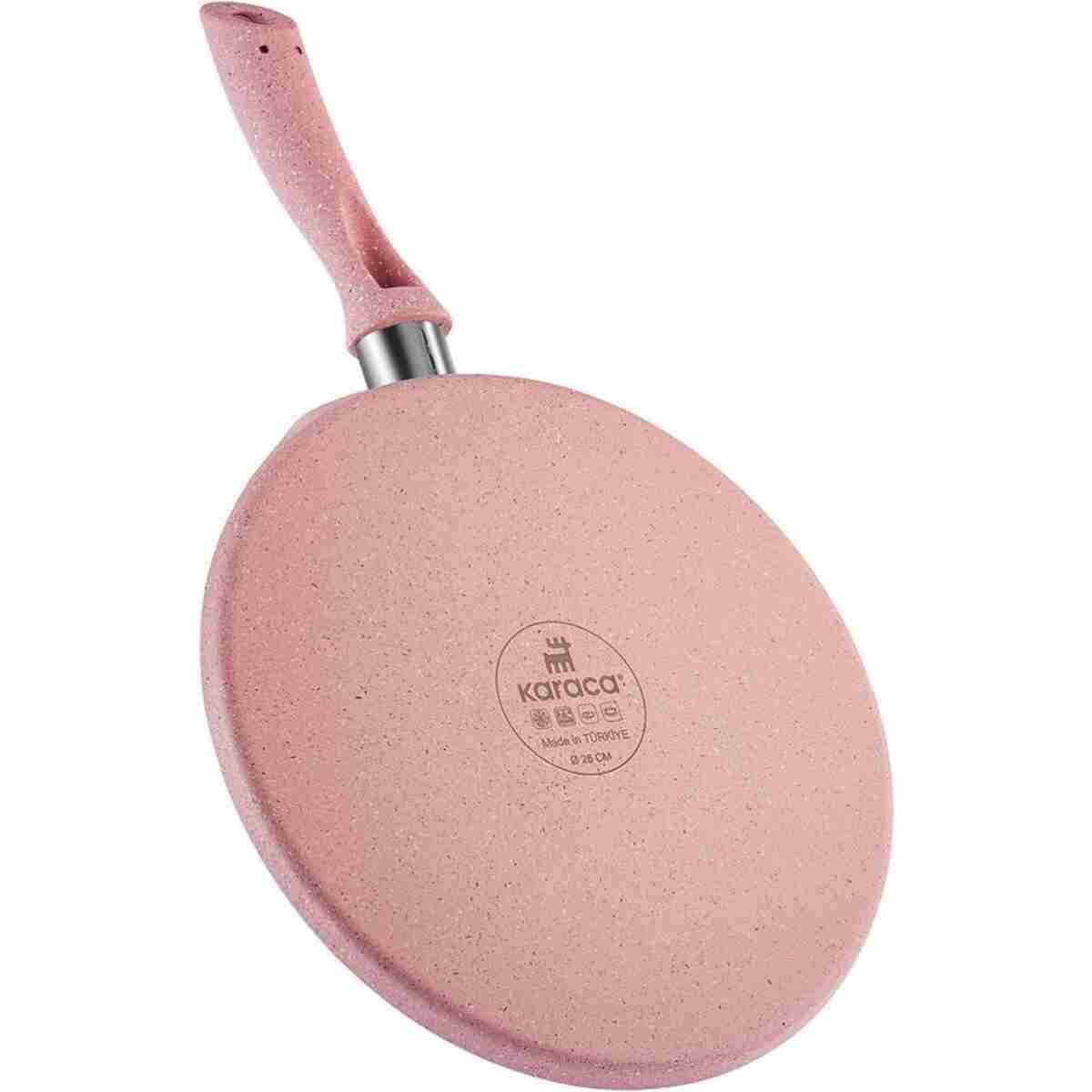 Karaca Mutfaksever Bio Granit Krep Tavası 26 Cm Pink - Görsel 3