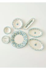 Bella Maison Liana Stoneware 26 Parça 6 Kişilik Kahvaltı Takımı Mavi - Görsel 14