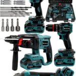 ASSUR PLUS 21V Darbeli Kömürsüz Kırıcı Delici Hilti & Taşlama & Matkap & Somun Sıkma Sökme 4'lü Set