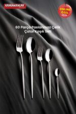 Kahramanlar Nil 60 Parça Çatal Kaşık Takımı - Görsel 4