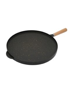 Culinal Çift Taraflı Döküm 36cm Bazlama Pizza Grill Gözleme Tavası - Görsel 7