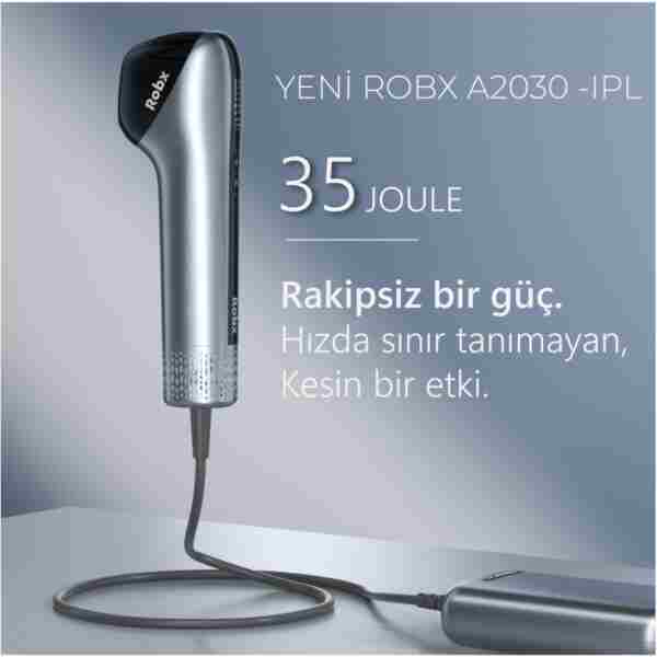 ROBX A2030 IPL YENİ Sapphire Sogutma 35 joule Ultra Güç -Acısız Etki- Çoklu Otomatik Seri Atım-Kadın-Erkek