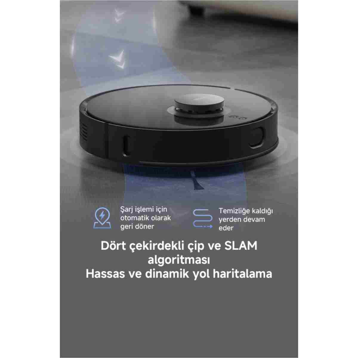 Xiaomi Mi Robot Vacuum S10t 8000pa Akıllı Robot Süpürge - Görsel 24