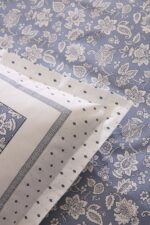 Karaca Home Celerina %100 Pamuk Çift Kişilik Lastikli Çarşaflı Nevresim Takımı Mavi - Görsel 16