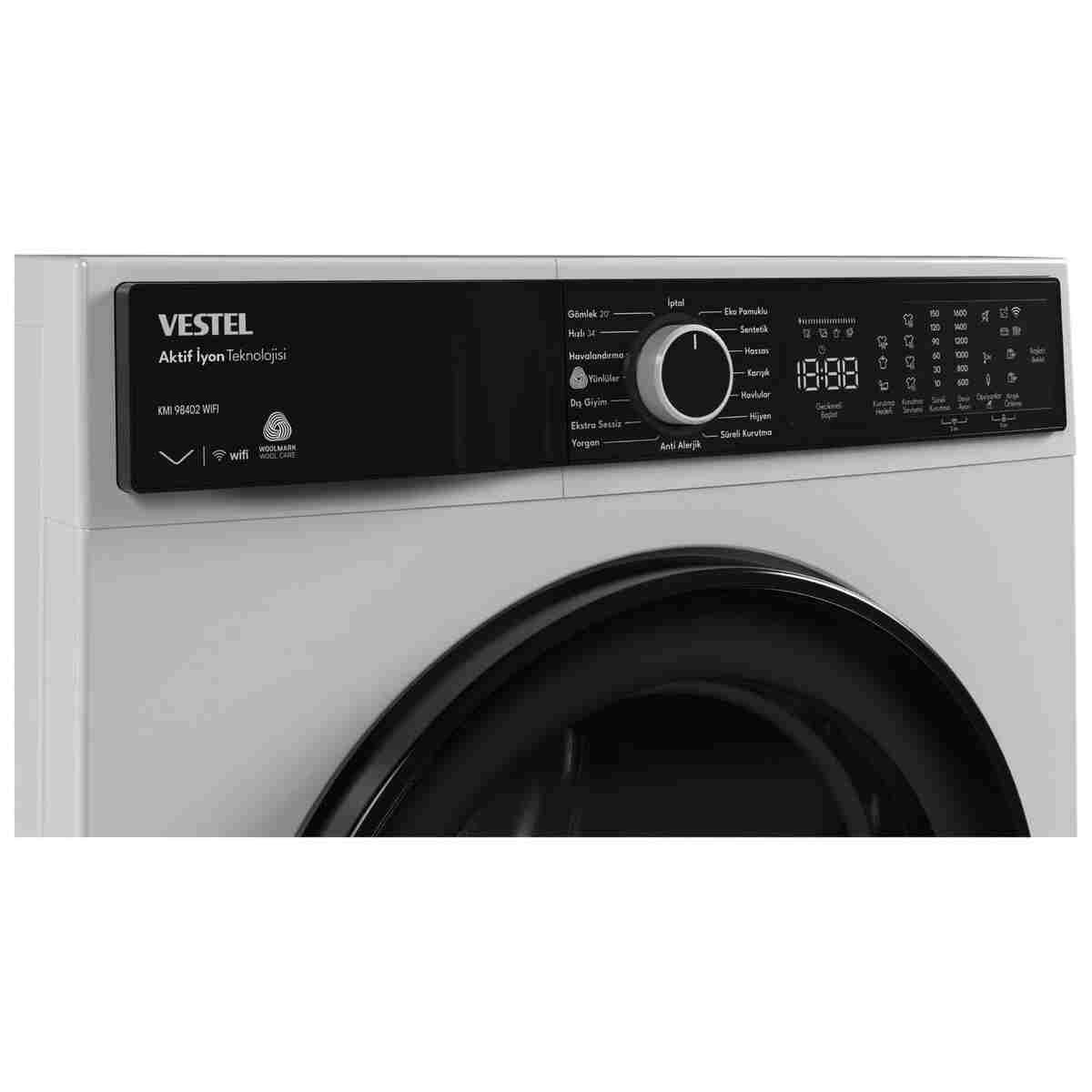 Vestel KMI 98402 WIFI 9 Kg Kurutma Makinesi - Görsel 6
