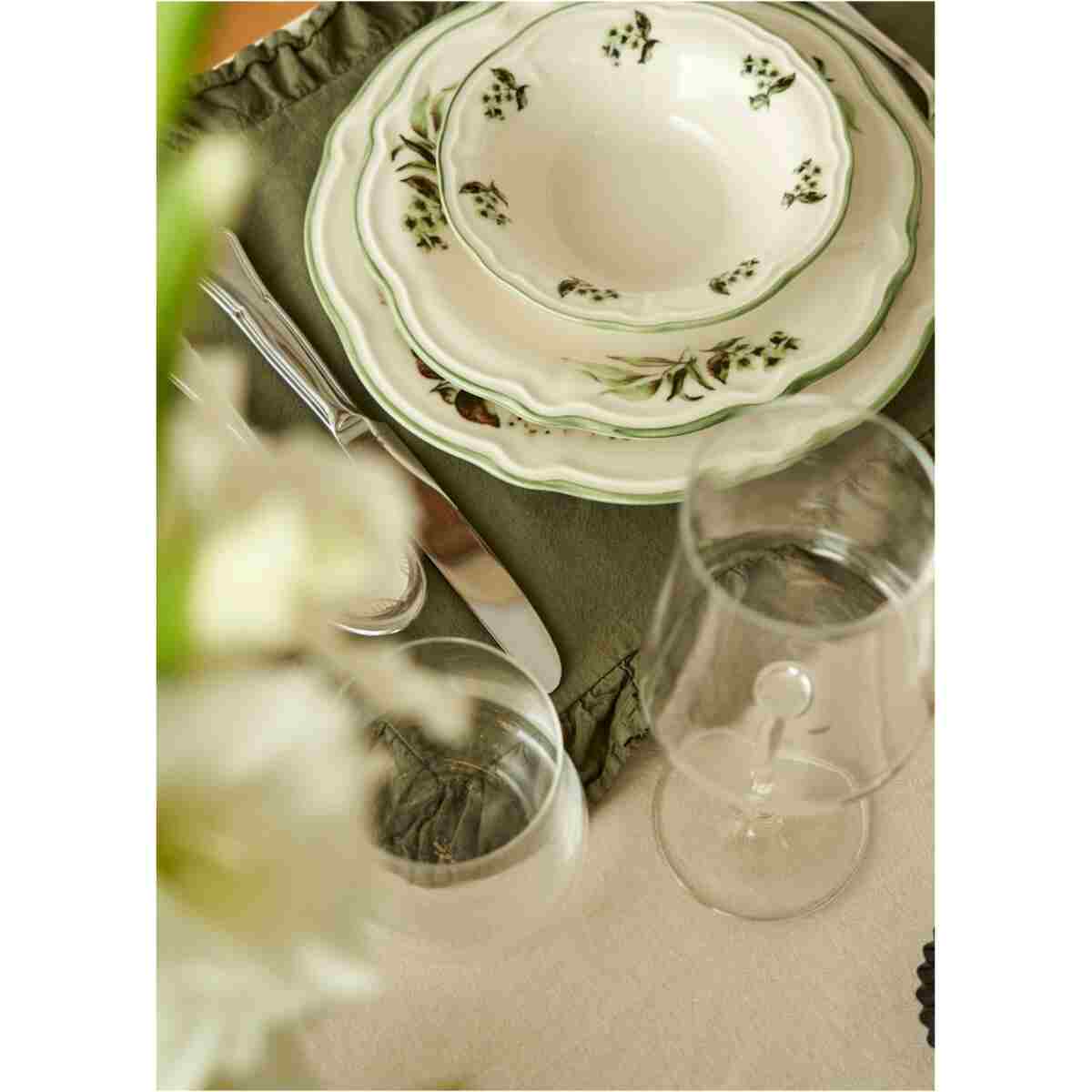 Bella Maison Julia Stoneware 24 Parça 6 Kişilik Yemek Takımı Yeşil - Görsel 4