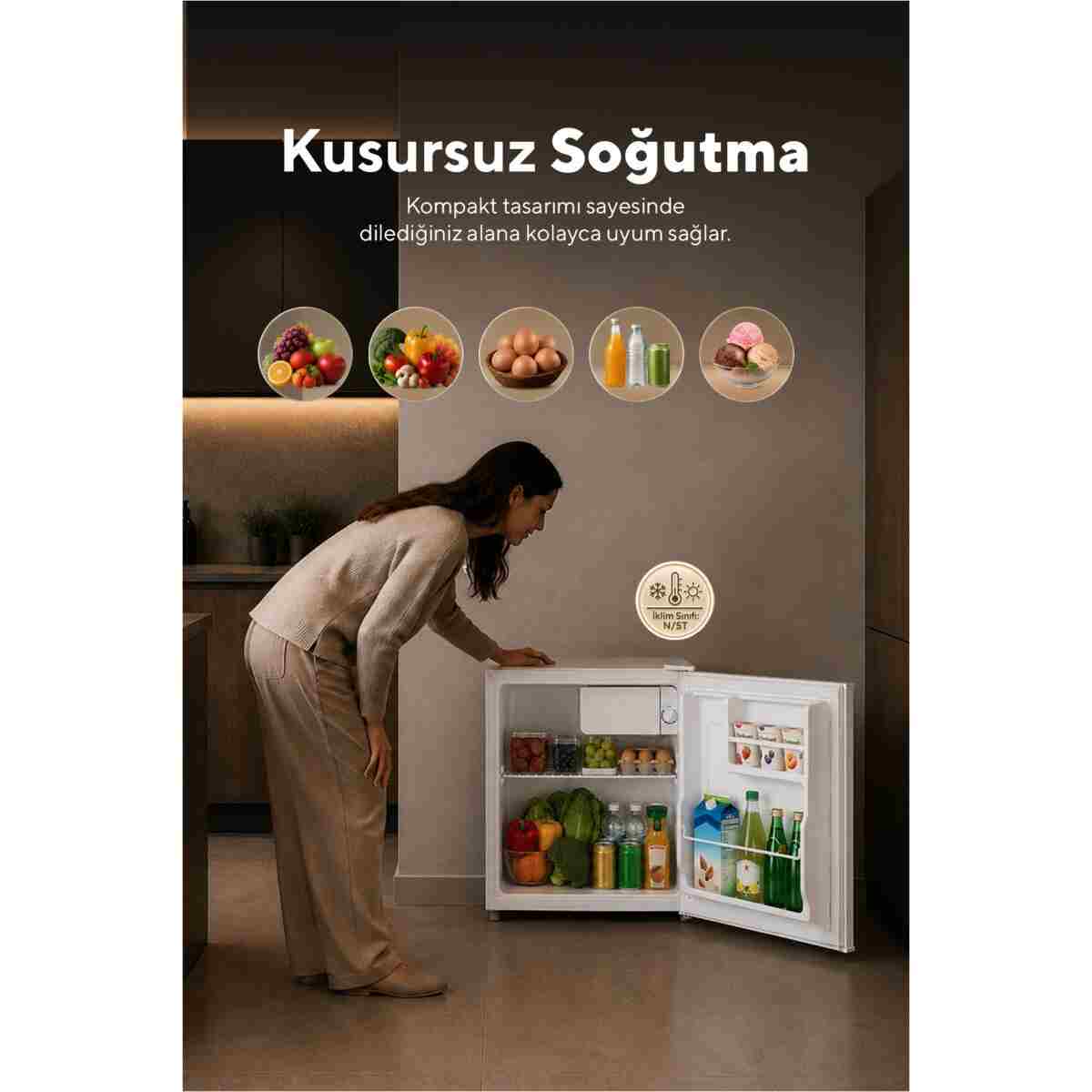 KUMTEL HMB-50 43 L Mini Buzdolabı (Minibar) - Görsel 10