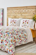 Karaca Home Parlin Fuşya %100 Pamuk Çift Kişilik Nevresim Takımı - Görsel 4