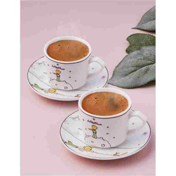Karaca Küçük Prens 2 Kişilik Kahve Fincanı Takımı 80 ml