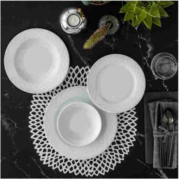 Güral Porselen Alfa 24 Parça 6 Kişilik Yemek Takımı