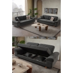 indes home Armada 3+3 Koltuk Takımı Antrasit