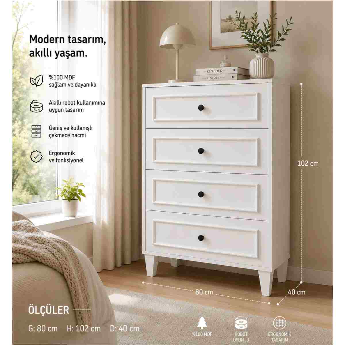 VENATTO madrid life genç odası (%100mdf) - Görsel 5