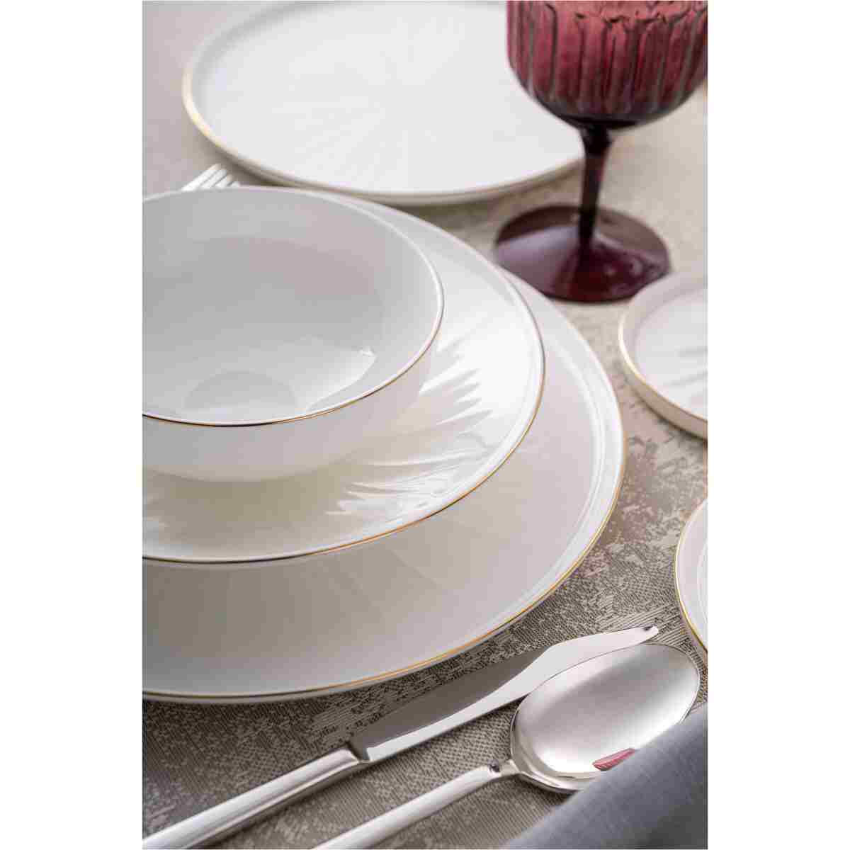 Emsan Sirius Gold Fine Bone 59 Parça 12 Kişilik Yemek Takımı - Görsel 14