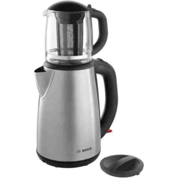 Bosch TTA5603 Paslanmaz Çelik Çay Makinesi Cam Demlikli Tea Maker