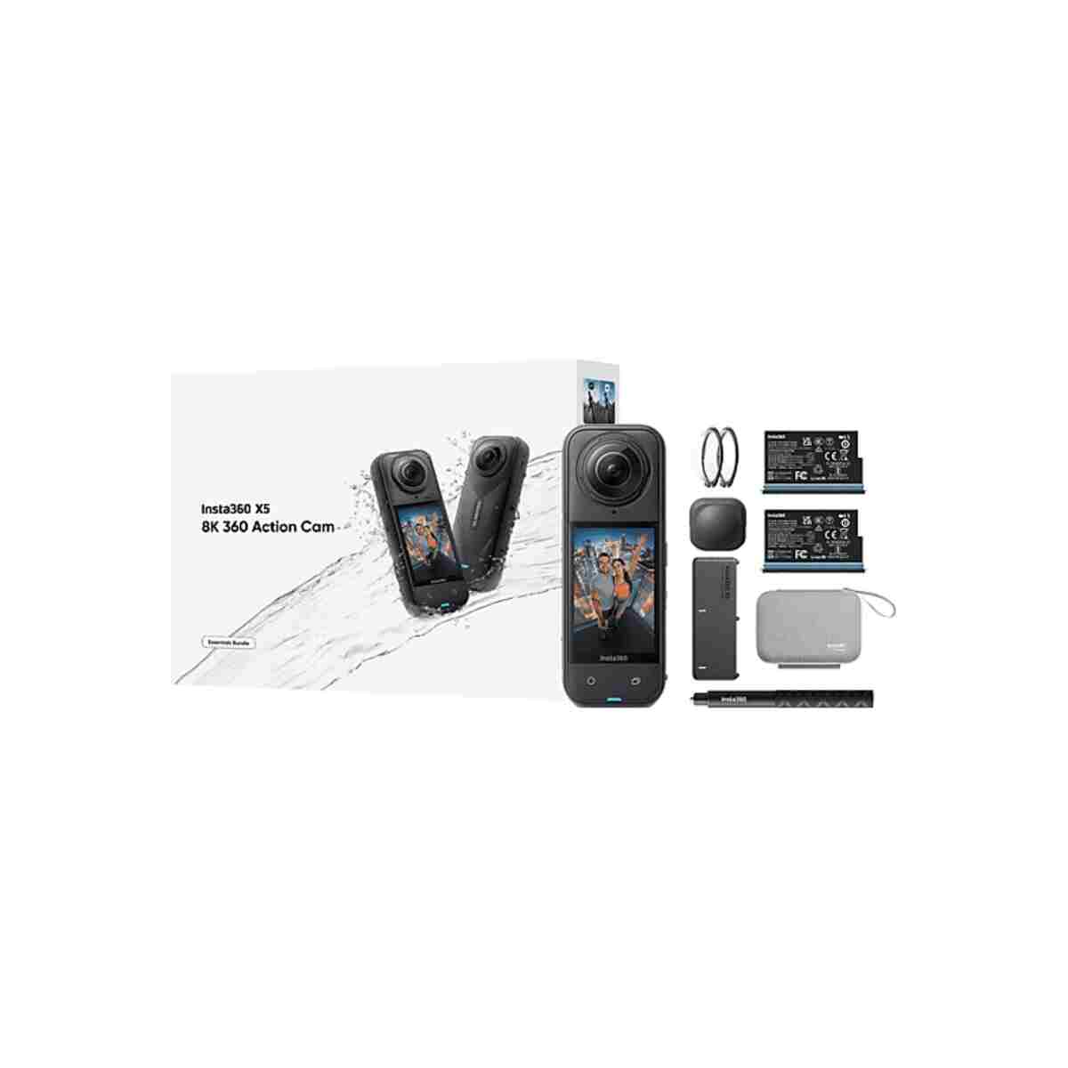 Insta360 X5 Essentials Bundle Aksiyon Kamerası Siyah - Görsel 2