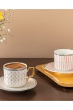 English Home Rabecca Porselen 2'li Kahve Fincan Takımı 90 Ml Pembe