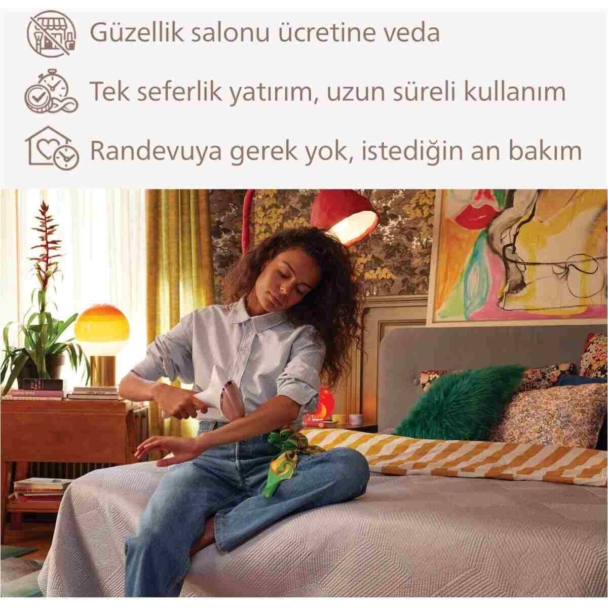 Philips Lumea 9900 Serisi BRI951/03 IPL Tüy Alma, SkinAI,Vücut,Yüz,Koltuk altı,Bikini,4 Başlık,Çanta - Görsel 23