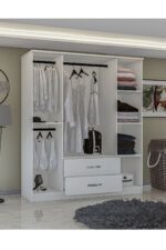 Metalia Smartline 4 Kapı 2 Çekmeceli Gardrop - Görsel 9