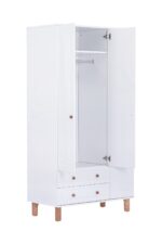 Kilim Mobilya Bohera Bohem Üç Kapaklı Dolap (MDF kapaklı, yüksek ayaklı, iki çekmeceli , 200cm yükseklikte) - Görsel 12