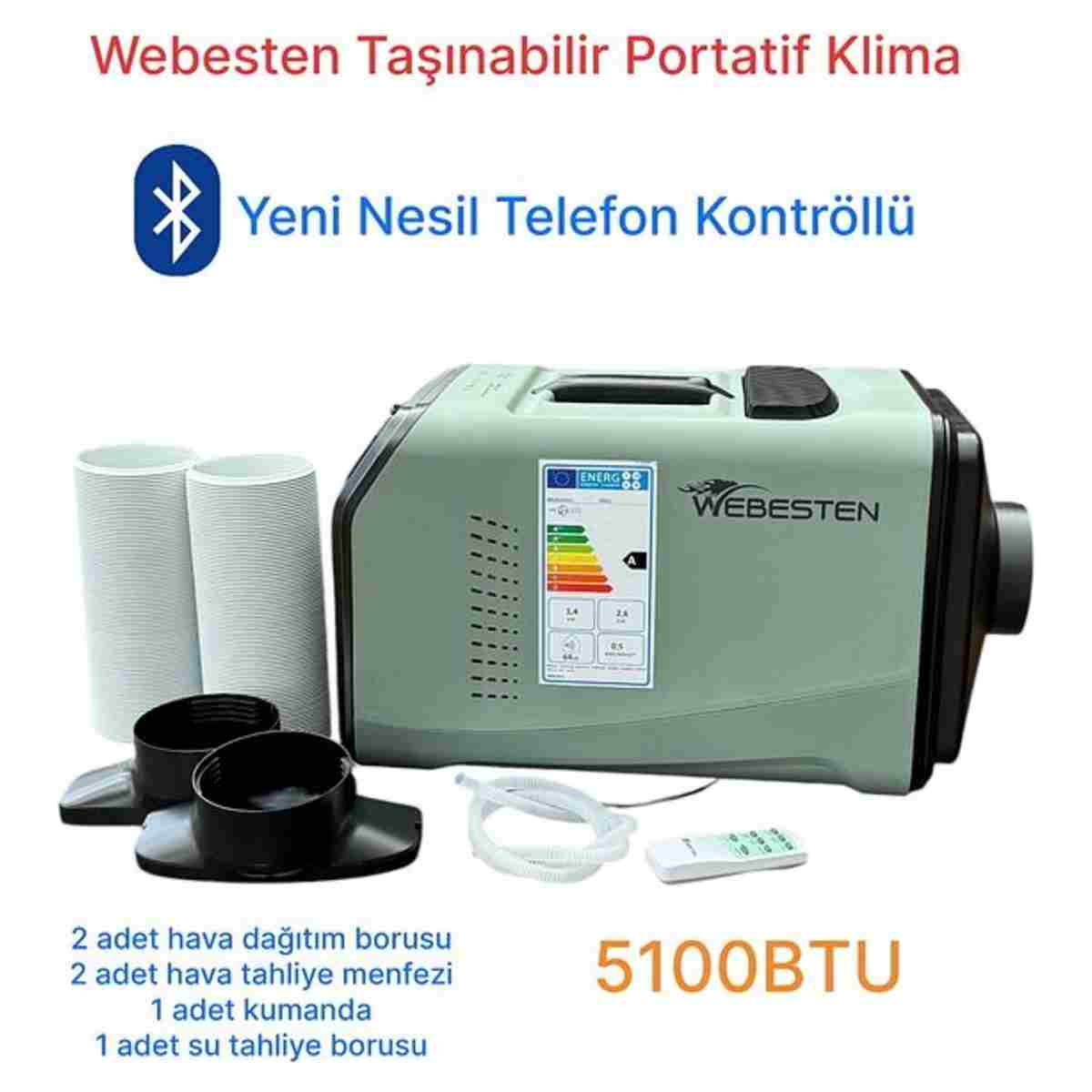WEBESTEN Taşınabilir Portatif Klima - Görsel 8