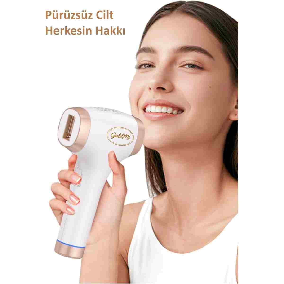 GoldMi Ipl Buz Lazer Epilasyon Cihazı - Sınırsız Atım Cilt Gençleştirme Otomatik/Manuel 21J Yüksek Enerjili - Görsel 10