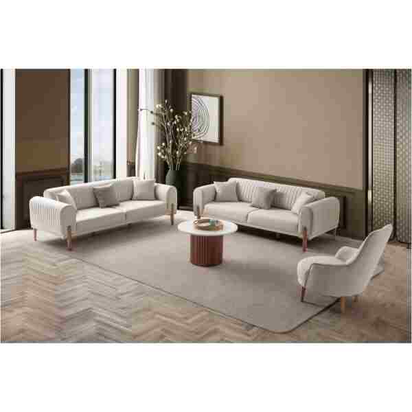 EDSY HOME Galata 3+3+1+1 Koltuk Takımı Krem