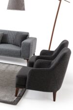 EDSY HOME Regnar 3+3+1+1 Koltuk Takımı Gri - Görsel 7